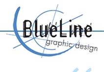 Blue Line Graphic Design